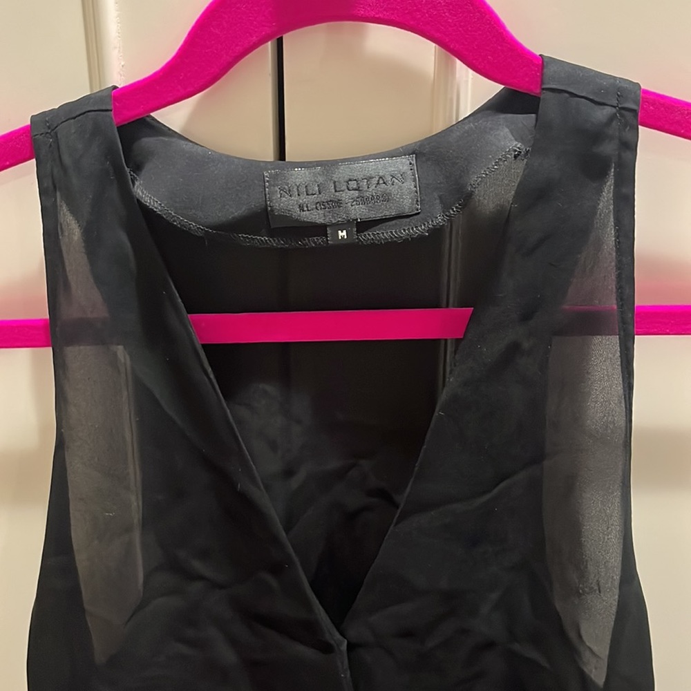 Nili Lotan Black Blouse - Picture 2 of 2